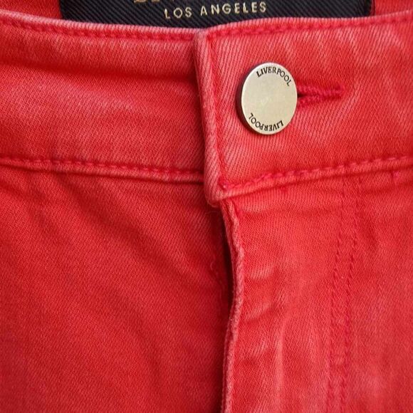 Liverpool Red The Crop Jeans size 6/28 Petite - Picture 8 of 13